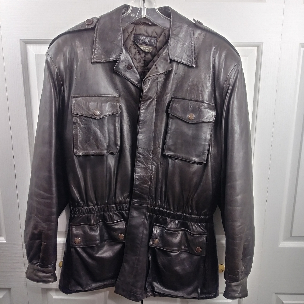 MEN'S Calvin Klein Nappa Leather Jacket